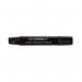 Q-Connect Jumbo Permanent Marker Pen Chisel Tip Black (Pack of 10) KF00270 KF00270