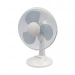 Q-Connect 12 Inch305mm Desk Fan White KF00405 KF00405