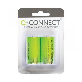 Q-Connect Size C Battery (2 Pack) KF00490 KF00490