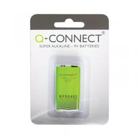 Q-Connect 9V High Performance Alkaline Battery KF00492 KF00492