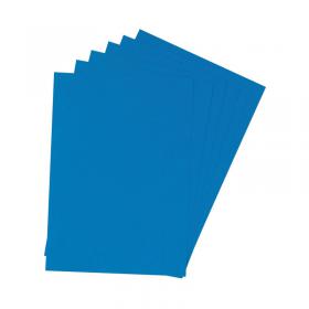 Q-Connect A4 Blue Leathergrain Comb Binder Cover (Pack of 100) KF00500 KF00500