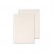 Q-Connect A4 White Leathergrain Comb Binder Cover (Pack of 100) KF00502 KF00502