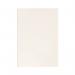 Q-Connect A4 White Leathergrain Comb Binder Cover (Pack of 100) KF00502 KF00502