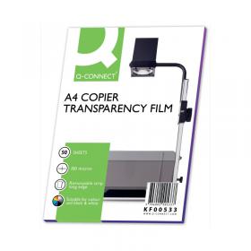 Q-Connect Laser Copier OHP Film (50 Pack) KF00533 KF00533