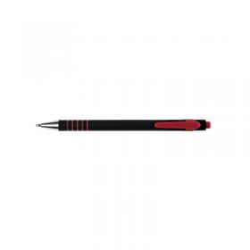 Q-Connect Lamda Ballpoint Pen Medium Red (Pack of 12) KF00671 KF00671
