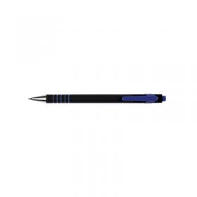 Q-Connect Lamda Ballpoint Pen Medium Blue (12 Pack) KF00673 KF00673