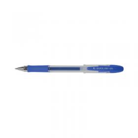 Q-Connect Quick Dry Gel Pen Medium Blue (Pack of 12) KF00679 KF00679