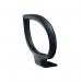 This picture shows two Jemini arm rests with fixed loop arms, designed for use with Jemini Chairs. The arm rests measure 370x295x120mm and are black in color. These arm rests come in a pack of two.