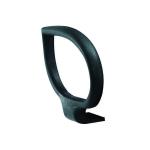 Jemini Fixed Loop Arms for use with Jemini Chairs 370x295x120mm Black (Pack of 2) KF50190 KF00729