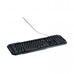 Q-Connect Economy Wired Keyboard Black KF00779 KF00779