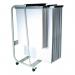 This photo showcases a Q-Connect plan filing system with a mobile hanger stand. The stand features a sturdy frame and wheels for easy movement, while the filing trays provide ample storage for documents. The overall design is sleek and professional.