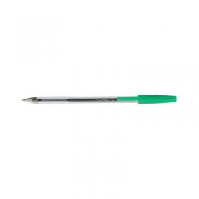 Q-Connect Ballpoint Pen Medium Green (Pack of 50) KF01043 KF01043