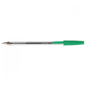Q-Connect Ballpoint Pen Medium Green (Pack of 50) KF01043 KF01043