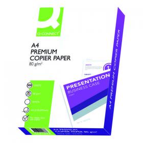 Q-Connect Premium Copier/Laser A4 Paper 80gsm White 5 Reams KF01088A