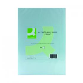 Q-Connect Blue Coloured A4 Copier Paper 80gsm Ream (Pack of 500) KF01094 KF01094