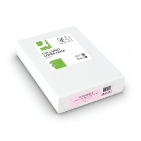 Q-Connect Pink A4 Copier Paper 80gsm Ream (Pack of 500) KF01095 KF01095