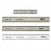 Q-Connect Clear 150mm/15cm/6inch Ruler KF01106 KF01106