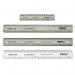 Q-Connect Clear 150mm15cm6inch Ruler KF01106 KF01106