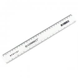 Q-Connect 300mm30cm Clear Ruler KF01107 KF01107