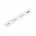 Q-Connect Shatter Resistant Ruler 30cm Clear (Pack of 10) KF01108Q KF01108Q