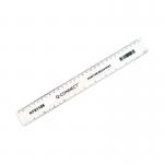 Q-Connect Shatter Resistant Ruler 30cm Clear (Pack of 10) KF01108Q KF01108Q