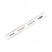 Q-Connect Shatter Resistant Ruler 30cm Clear (Pack of 10) KF01108Q KF01108Q