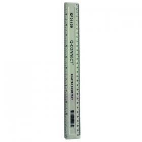 Q-Connect Shatter Resistant Ruler 30cm White (Pack of 10) KF01109Q KF01109Q