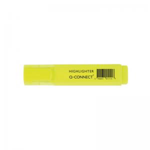Q-Connect Yellow Highlighter Pen Pack of 10 KF01111 KF01111