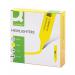 Q-Connect Yellow Highlighter Pen (Pack of 10) KF01111 KF01111