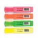 Q-Connect Assorted Highlighter Pens (4 Pack) KF01116 KF01116