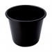 Q-Connect Waste Bin 14 Litre Black CP025KFBLK KF01124