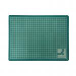 Q-Connect Cutting Mat Non-Slip PVC A3 Green KF01136 KF01136