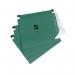 Q-Connect 15mm Lateral File Manilla 150 Sheet Green (25 Pack) KF01184 KF01184