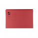 Q-Connect Square Cut Folder Mediumweight 250gsm Foolscap Red (Pack of 100) KF01186 KF01186