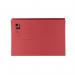 Q-Connect Square Cut Folder Mediumweight 250gsm Foolscap Red (Pack of 100) KF01186 KF01186