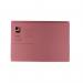 Q-Connect Square Cut Folder Mediumweight 250gsm Foolscap Pink (Pack of 100) KF01187 KF01187