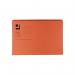 Q-Connect Square Cut Folder Mediumweight 250gsm Foolscap Orange (Pack of 100) KF01188 KF01188