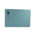 Q-Connect Square Cut Folder Mediumweight 250gsm Foolscap Blue (Pack of 100) KF01191 KF01191