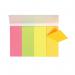 Q-Connect Quick Tabs 20x50mm 50 Tabs 4 Pads Neon (Pack of 200) KF01226 KF01226