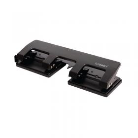 Q-Connect 4 Hole Punch Black KF01238 KF01238