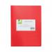 Q-Connect Polypropylene Display Book 20 Pocket Red KF01250 KF01250