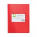Q-Connect Polypropylene Display Book 20 Pocket Red KF01250 KF01250