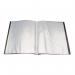 Q-Connect Polypropylene Display Book 20 Pocket Black KF01252 KF01252