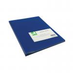 Q-Connect Polypropylene Display Book 40 Pocket Blue KF01259 KF01259