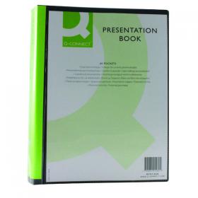 12 x A4 Premium Black Cover Display Book Presentation Folder Portfolio 20 pkt 