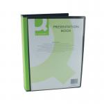 Q-Connect Presentation Display Book 100 Pocket A4 Black KF01271 KF01271