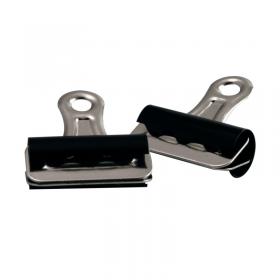 Q-Connect 32mm Black Grip Clip Pack of 10 KF01288 KF01288
