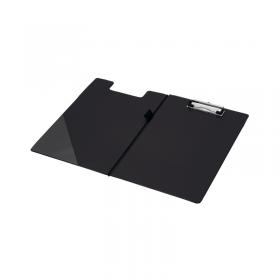 Q-Connect PVC Foldover Clipboard Foolscap Black KF01300 KF01300