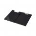 Q-Connect PVC Foldover Clipboard Foolscap Black KF01300 KF01300