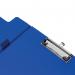 Q-Connect PVC Foldover Clipboard Foolscap Blue KF01301 KF01301